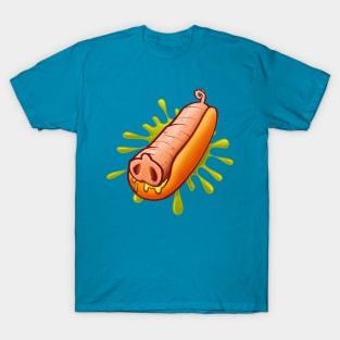 Yummy Hot Dog ( and other reasons to go Vegan ) T-Shirt